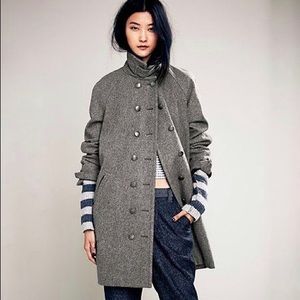 Free People cocoon wool coat